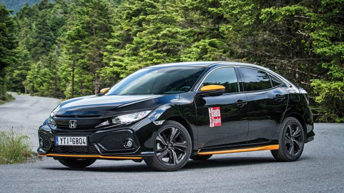 Ηonda Civic: Μέτρηση AutoΤρίτη 448 λίτρα 