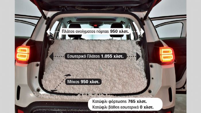 Citroen C5 Aircross: 570 λίτρα 