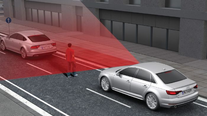 Μέχρι και χαρακτηριστικά αυτόνομης οδήγησης προσφέρουν οι εξελιγμένες τεχνολογίες στο νέο Audi A4. 