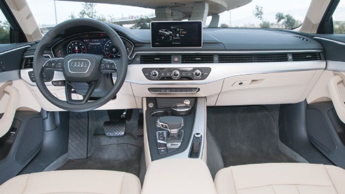 Εντυπωσιακή σχεδίαση, premium αίσθηση και high-tech περιβάλλον στην καμπίνα του νέου Audi A4.