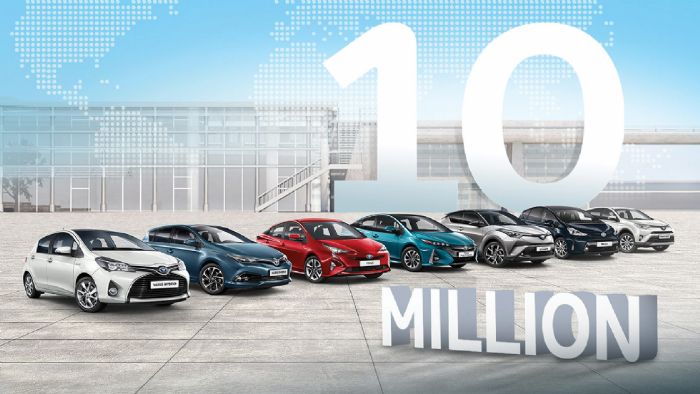 Η Toyota έσπασε το φράγμα των 10 εκατομμυρίων υβριδικών μέσα σε 20 χρόνια.