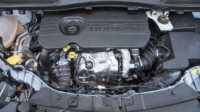 Εύρωστος από χαμηλά, πολιτισμένος και ήσυχος ο 1,5 TDCi κινεί με άνεση το ανανεωμένο Ford Kuga.