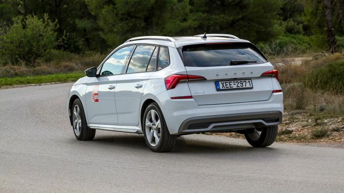 Tο λογότυπο «Skoda» φιγουράρει με μεγάλα γράμματα στο μέσον της πέμπτης θύρας.
Tο λογότυπο «Skoda» φιγουράρει με μεγάλα γράμματα στο μέσον της πέμπτης θύρας.