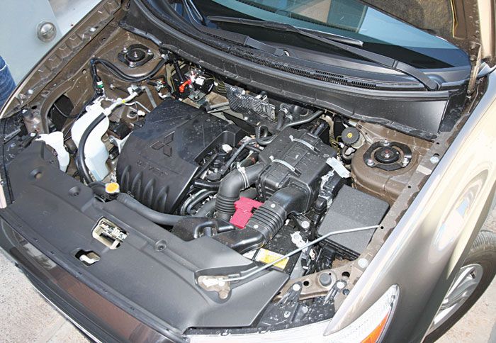 Mitsubishi asx двигатель