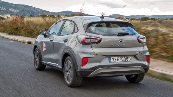 Η ανάρτηση του Ford Puma δουλεύει στρωτά και αθόρυβα στρογγυλεύοντας σωστά τις κακοτεχνίες. Η ανάρτηση του Ford Puma δουλεύει στρωτά και αθόρυβα στρογγυλεύοντας σωστά τις κακοτεχνίες.