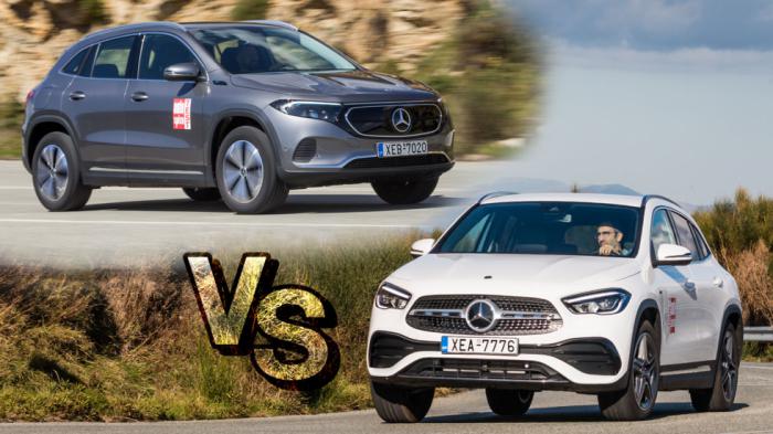 EQA Vs GLA 250e: Ηλεκτρική ή Plug-in Mercedes στα ίδια λεφτά; 