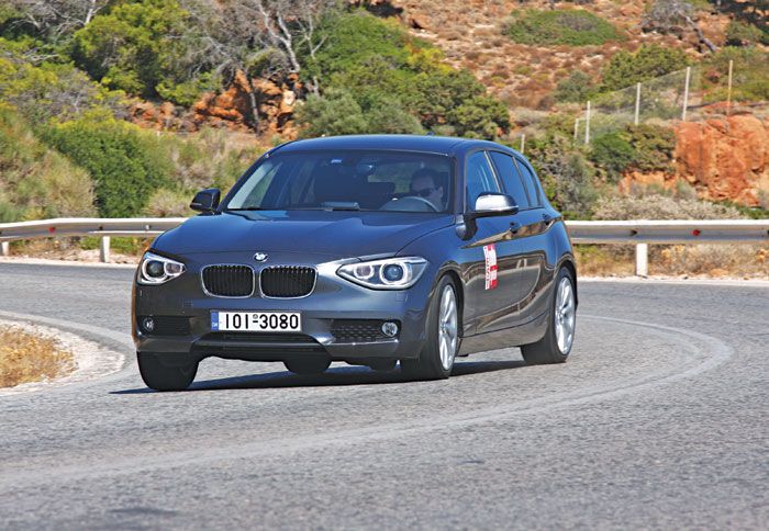Ποιοτική και σπορτίφ είναι η BMW 116i με το turbo μοτέρ των 1,6 λίτρων.