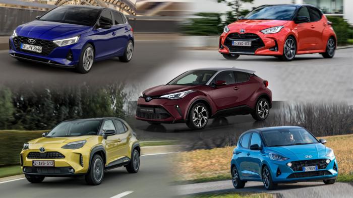 Τρία Toyota και δύο Hyundai στο Top 5 των πωλήσεων λιανικής 