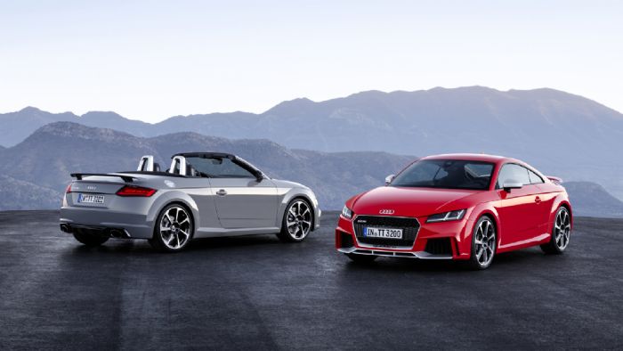 Επίσημη παρουσίαση για την νέα γενιά του Audi TT RS σε κουπέ και roadster έκδοση. Επίσημη παρουσίαση για την νέα γενιά του Audi TT RS σε κουπέ και roadster έκδοση.