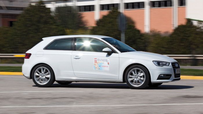 Το Audi A3 1,6 TDI ήταν ίσως το πιο ξεκούραστο αυτοκίνητο της δοκιμής μας, με ποιοτική κύλιση, χωρίς αεροδυναμικούς θορύβους και καλά μονωμένο. Το Audi A3 1,6 TDI ήταν ίσως το πιο ξεκούραστο αυτοκίνητο της δοκιμής μας, με ποιοτική κύλιση, χωρίς αεροδυναμικούς θορύβους και καλά μονωμένο.