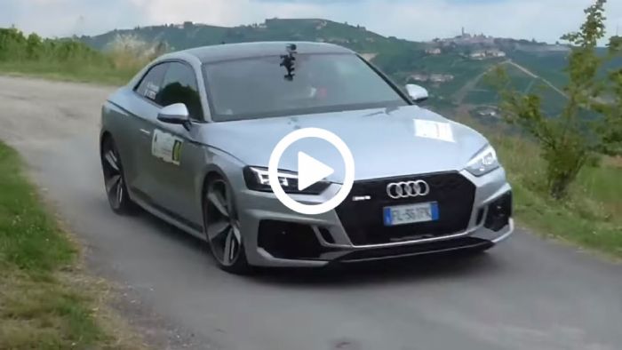 Audi RS5 βλέπει τα ραδίκια ανάποδα
