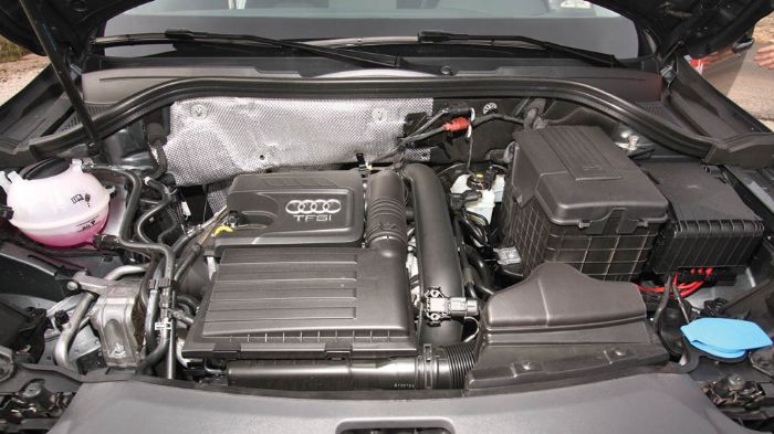 Ο 1,4 TFSI βενζίνης των 150 ίππων κινεί σβέλτα το πολυτελές Q3, όντας, παράλληλα, αρκετά οικονομικός. 