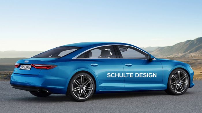 Το νέο Audi A6 (ψηφιακά επεξεργασμένη εικόνα) εξελίσσεται για πρώτη φορά μαζί με τα νέα A7 και A8, με τα οποία θα μοιράζεται την πλατφόρμα και τα μηχανικά του μέρη. Το νέο Audi A6 (ψηφιακά επεξεργασμένη εικόνα) εξελίσσεται για πρώτη φορά μαζί με τα νέα A7 και A8, με τα οποία θα μοιράζεται την πλατφόρμα και τα μηχανικά του μέρη.