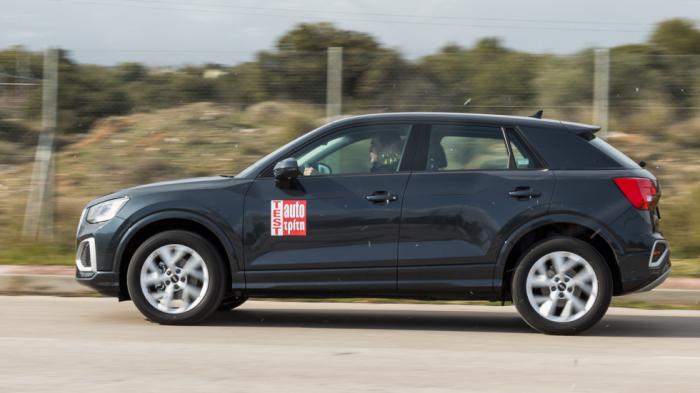 Στην πράξη, ο 1.000άρης 3κύλινδρος TFSI των 110 ίππων είναι η ευχάριστη έκπληξη του «βασικού» Q2: Ανεβάζει εύκολα στροφές, είναι ελαστικός και κινεί ικανοποιητικά το Q2. Mόνο ψηλά θα φανεί η έλλειψη των 6 ίππων. Στην πράξη, ο 1.000άρης 3κύλινδρος TFSI των 110 ίππων είναι η ευχάριστη έκπληξη του «βασικού» Q2: Ανεβάζει εύκολα στροφές, είναι ελαστικός και κινεί ικανοποιητικά το Q2. Mόνο ψηλά θα φανεί η έλλειψη των 6 ίππων.