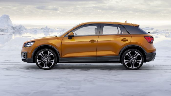 Το μήκος του Audi Q2 είναι στα 4,19 μ. Το μήκος του Audi Q2 είναι στα 4,19 μ.