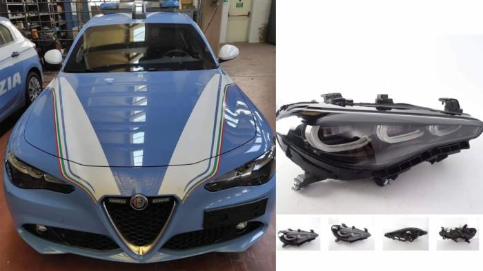 Ανανεωμένη Alfa Romeo Giulia: Την «πρόδωσε» η αστυνομία 