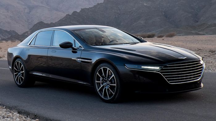 Το μήκος της Aston Martin Lagonda φτάνει τα 5.400 χλστ. με το μεταξόνιό της να αγγίζει τα 3.189 χλστ. 