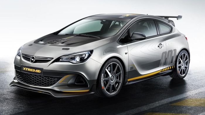 Το Opel Astra OPC EXTREME concept με ειδικές παρεμβάσεις στους τροχούς και το αμάξωμα έχει ελαφρύνει κατά 100 κιλά από το «συμβατικό» Astra OPC.