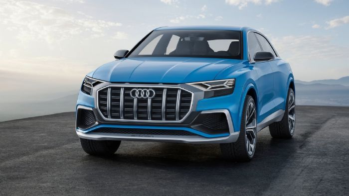 To Audi RS Q8 Concept θα στηρίζεται στο υβριδικό Q8 Concept (φωτό) που είδαμε τον περασμένο μήνα στην έκθεση του Ντιτρόιτ. 