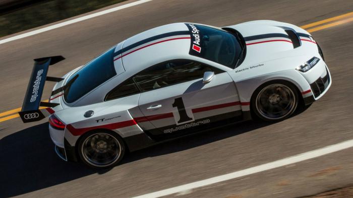 h Audi εκτός από το TT RS, θα παρουσιάσει το R8 LMS και το TT clubsport turbo concept. 