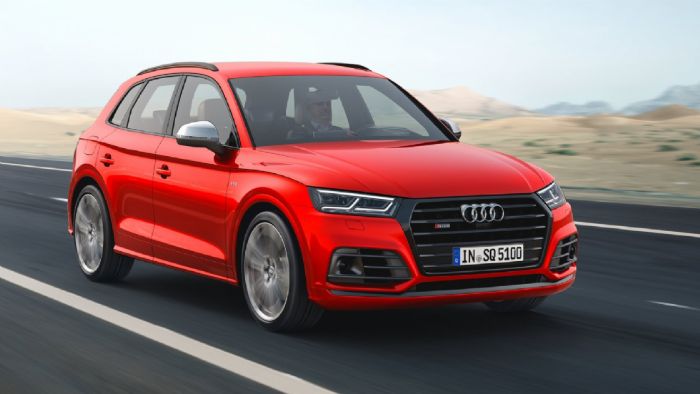 Η Audi παρουσίασε στο Ντιτρόιτ το SQ5, την πιο σπορ έκδοση του γερμανικού SUV, η οποία εξοπλίζεται με ένα νέο turbo V6 σύνολο. Η Audi παρουσίασε στο Ντιτρόιτ το SQ5, την πιο σπορ έκδοση του γερμανικού SUV, η οποία εξοπλίζεται με ένα νέο turbo V6 σύνολο.
