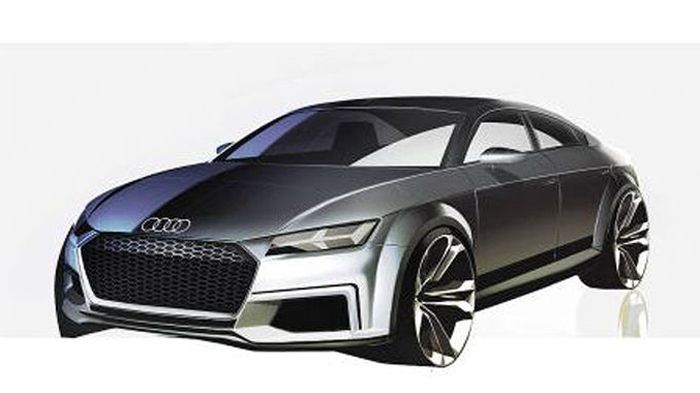 Κάτω από το καπό του TT Sportback Concept βρίσκεται το 2.0 TFSI μηχανικό σύνολο, του οποίου η απόδοση «σκαρφάλωσε» γύρω στους 400 ίππους!