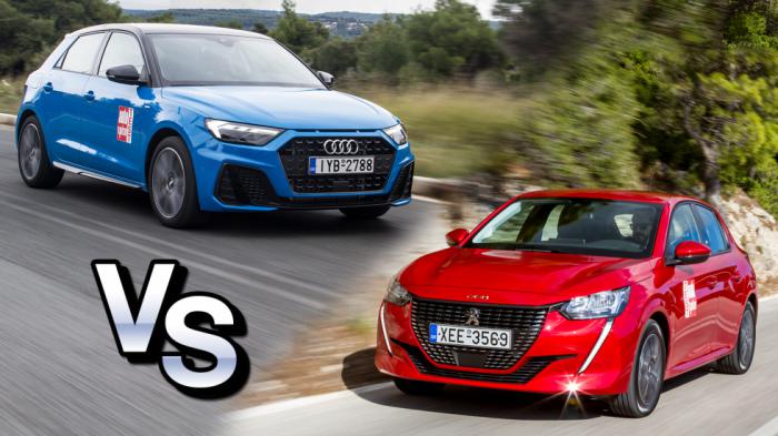 Audi A1 ή Peugeot 208; Ποιο είναι το κορυφαίo σε ποιότητα μικρό;  