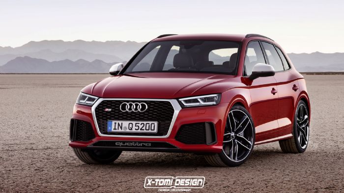 Προτεραιότητα της Audi Sport είναι να φτιάξει ένα RS crossover, παρά να εξελίξει ένα «σκληροπυρηνικό» R8 (ψηφιακά επεξεργασμένη εικόνα του RS Q5).
