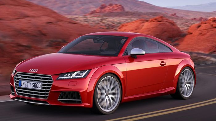 To νέο Audi TT RS θα φέρει ένα 2,5 λτ. υπερτροφοδοτούμενο μοτέρ 5 κυλίνδρων, το οποίο θα αποδίδει μεταξύ 360 και 380 αλόγων (εικόνα νέο TTS). 