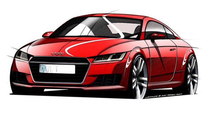 Στη Γενεύη θα κάνει ντεμπούτο το νέο Audi TT, ενώ διέρρευσαν τα επίσημα σχέδιά του, που αποκαλύπτουν ένα πιο δυναμικό και επιθετικό coupe, σε σχέση με την απερχόμενη γενιά.