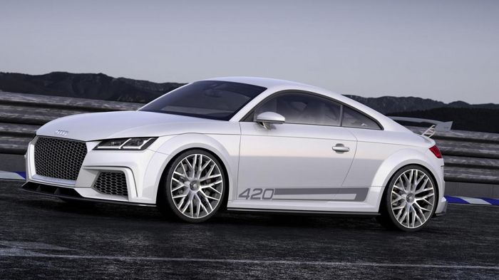 Η Audi αποκάλυψε στη Γενεύη το νέο Audi TT Quattro Sport Concept, που βασίζεται στο coupe, αλλά φέρει επιπλέον πολλά «αγωνιστικά» χαρακτηριστικά.