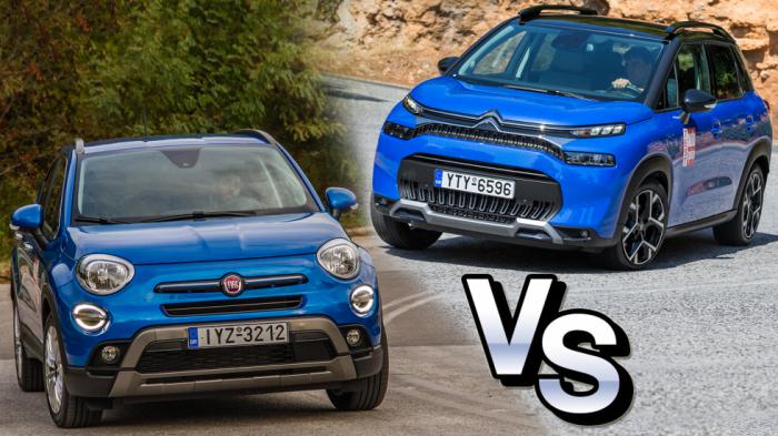 Citroen C3 Aircross Vs Fiat 500X 