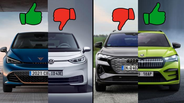 Πώς Cupra Born και Skoda Enyaq είναι καλύτερα από VW ID.3 και Audi Q4 e-tron Πώς Cupra Born και Skoda Enyaq είναι καλύτερα από VW ID.3 και Audi Q4 e-tron