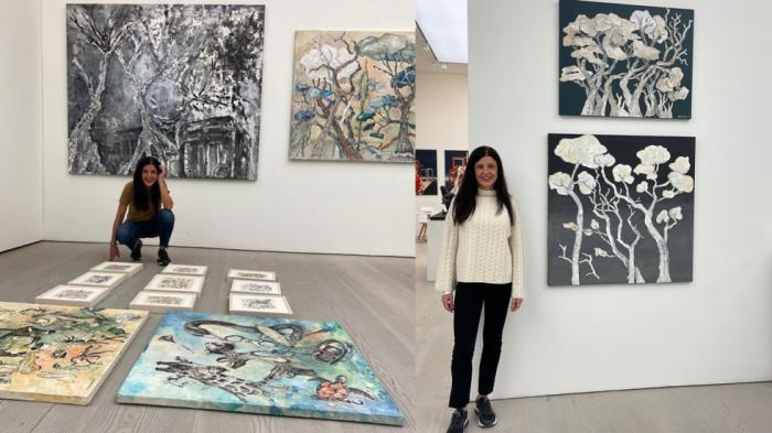 Η Ντένη Θεοχαράκη στη Saatchi Gallery του Λονδίνου 