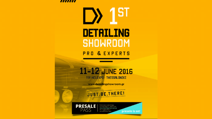 1st Detailing Showroom 11- 12 Ιουνίου περίπτερο 12 στη ΔΕΘ.