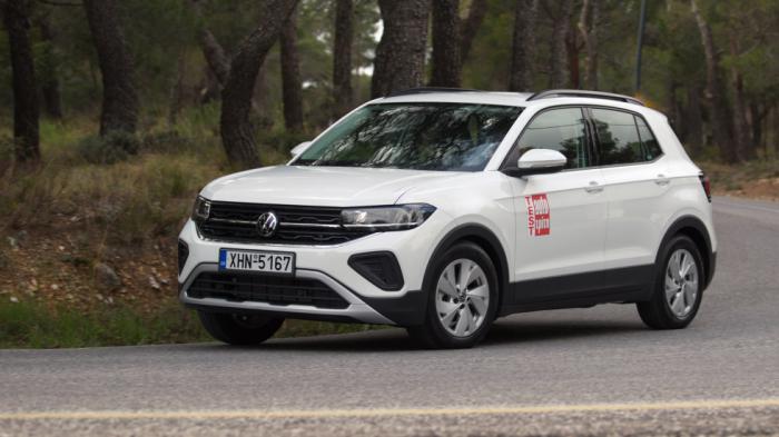 Δοκιμή: Ανανεωμένο 1.000άρι VW T-Cross με 116 PS Δοκιμή: Ανανεωμένο 1.000άρι VW T-Cross με 116 PS