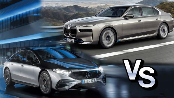 Σύγκριση: Η Mercedes EQS απέναντι στη BMW i7 