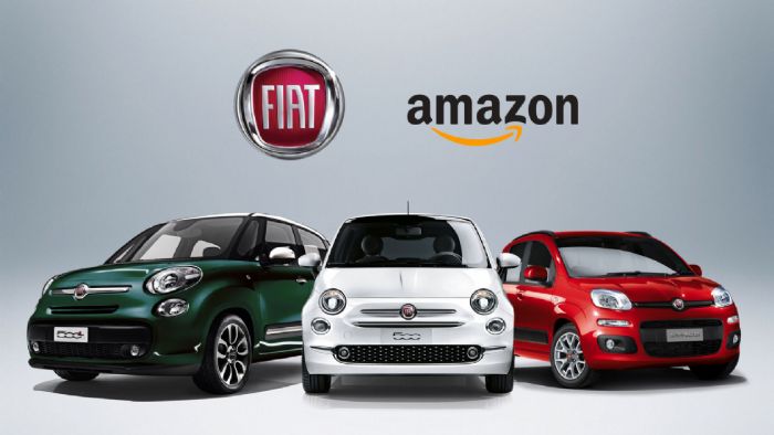 Συγκεκριμένα μοντέλα Fiat πωλούνται ήδη μέσω του Amazon.it