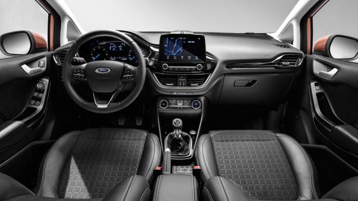 Το B&O PLAY Sound System του νέου νέο Fiesta περιλαμβάνει 10 στρατηγικά τοποθετημένα ηχεία και τουίτερ στο ταμπλό του οχήματος και σε όλο το εσωτερικό.