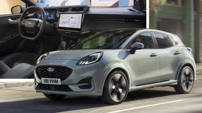 Ανανεωμένο Ford Puma: Φρέσκια εμφάνιση, οθονάρες & τετραγωνισμένο τιμόνι Ανανεωμένο Ford Puma: Φρέσκια εμφάνιση, οθονάρες & τετραγωνισμένο τιμόνι