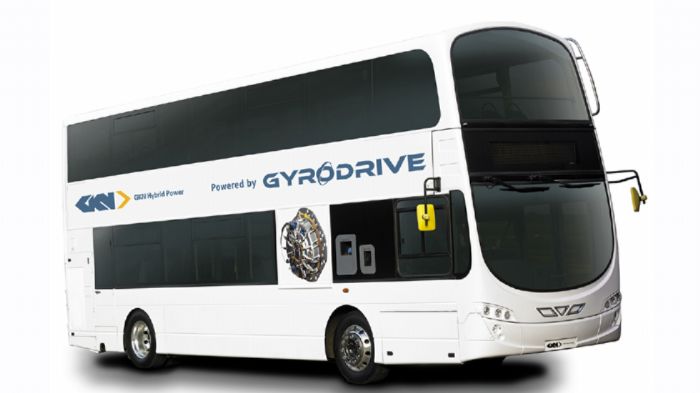 Το Gyrodrive είναι μια νέα υβριδική τεχνολογία που υπόσχεται μείωση της κατανάλωσης καυσίμου στα αστικά λεωφορεία κατά 25%.