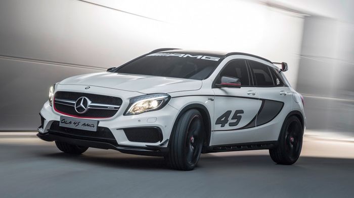 Η Mercedes GLA 45 AMG σχεδιάστηκε για να προσφέρει μία πρώτη γεύση του επερχόμενου μοντέλου παραγωγής.