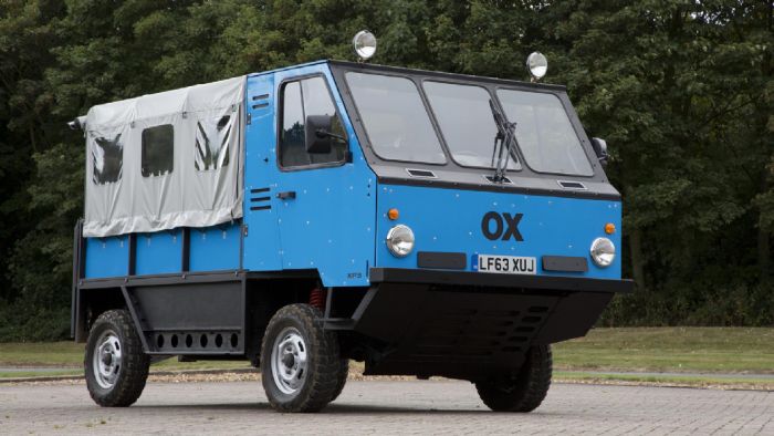 Το Global Vehicle Trust OX έχει μήκος 4.229 χλστ. πλάτος 2.070 χλστ. και ύψος 2.302 χλστ. Με μεταξόνιο 2.560 χλστ., μπορεί να μεταφέρει μέχρι και 13 άτομα, έχοντας ωφέλιμο φορτίο 1.900 κιλών.