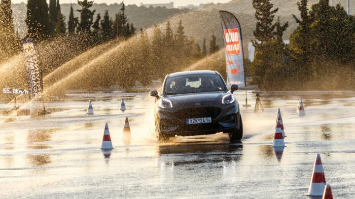 Goodyear EfficientGrip Performance 2: Δοκιμασία elk test σε βρεγμένο οδόστρωμα.
