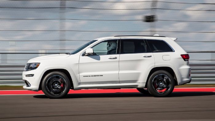 Αν το Grand Cherokee με το Hellcat σύνολο (στη φωτό το SRT) πλησιάσει τους 707 ίππους και πιάσει τα 3,6 δλ. στο 0-100, θα γίνει το ισχυρότερο και το ταχύτερο SUV της παγκόσμιας αυτοκινητοβιομηχανίας.