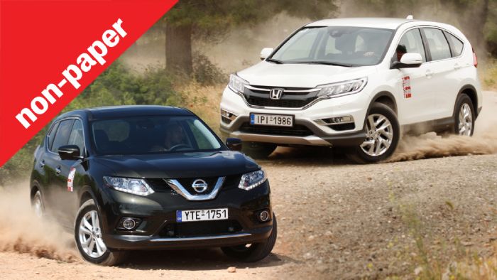 Για πρώτη φορά στην ιστορία τους τα Honda CR-V και Nissan X-Trail αποκτούν έναν κινητήρα στα 1.600.