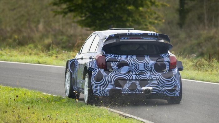 Σε πίστα απαθανατίστηκε το νέο Hyundai i20 WRC να κάνει δοκιμές.