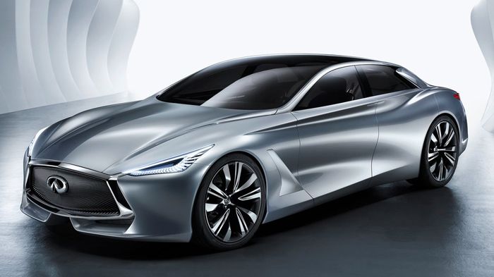 Tο Infiniti Q80 Inspiration concept αποτελεί τον προάγγελο για τη μεγάλη λιμουζίνα της εταιρείας, που θα μπει στην παραγωγή σε δύο με τρία χρόνια περίπου.