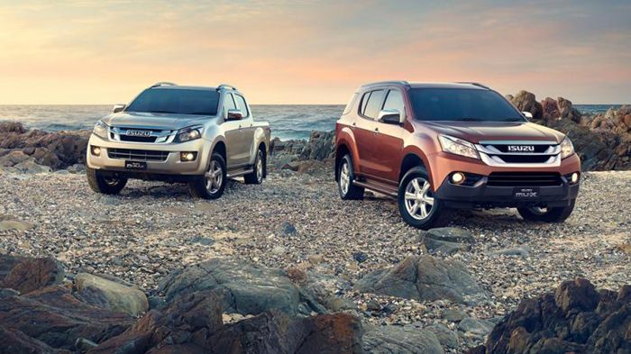 Η Isuzu λανσάρει το νέο της SUV, το οποίο ενσωματώνει χαρακτηριστικά από το D-MAX, με τη μεγάλη μάσκα και τα στενόμακρα φωτιστικά σώματα να παραπέμπουν στο εν λόγω pick up.