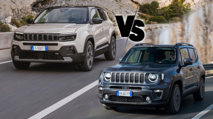 Jeep Renegade ή Avenger σε mild hybrid; Πού διαφέρουν; 